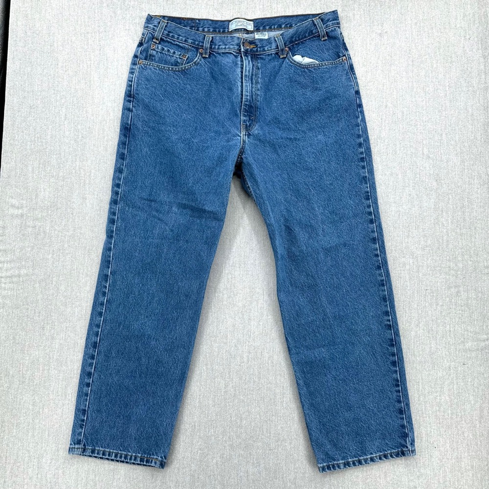 Levi Strauss Signature Jeans‎ Mens 40x30 Blue Relaxed Fit Straight Leg Vintage